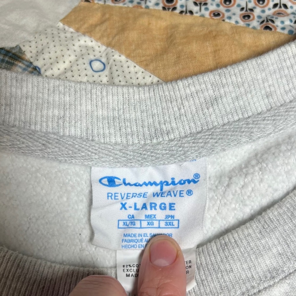 Champion Reverse Weave Tennessee Volunteers Sweatshirt Mens XL Grey Pullover - Picture 3 of 5